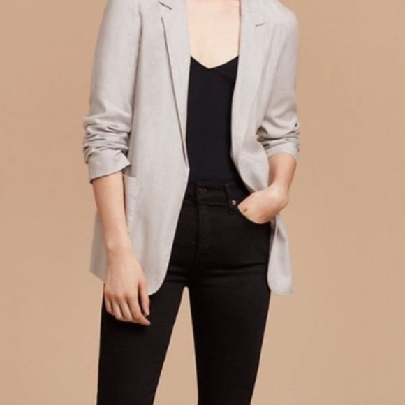 Aritzia Talula Kent Grey Blazer Sz 2 - Picture 1 of 7